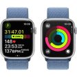 Apple Watch Series 9 GPS 45mm - Cellular - Alumínio Prateado | Bracelete Loop Azul Sale