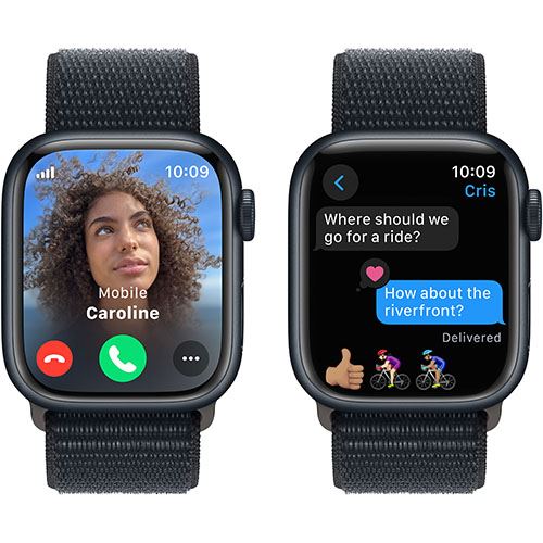 Apple Watch Series 9 GPS 41mm - Cellular - Alumínio Meia-Noite | Bracelete Loop Meia-Noite Online Sale