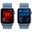 Apple Watch SE GPS 44mm - Cellular - Alumínio Prateado | Bracelete Loop Azul Cheap