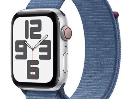 Apple Watch SE GPS 44mm - Cellular - Alumínio Prateado | Bracelete Loop Azul Cheap