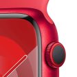 Apple Watch Series 9 GPS 45mm - Cellular - Alumínio (Product) Red | Bracelete Desportiva (Product) Red - M L Sale