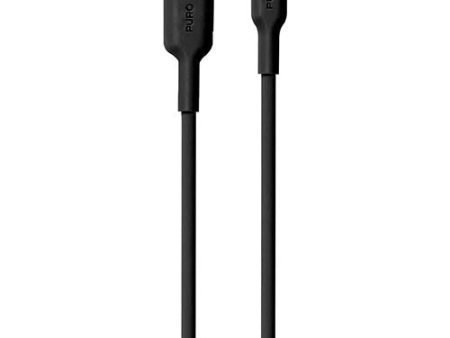 Cabo USB para USB-C Puro Soft 1.5m - Preto For Discount