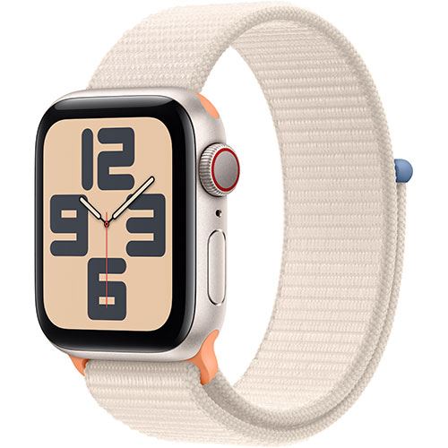 Apple Watch SE GPS 40mm - Cellular - Alumínio Luz das estrelas | Bracelete Loop Luz das estrelas Fashion