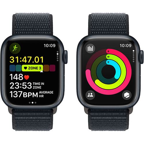 Apple Watch Series 9 GPS 41mm - Cellular - Alumínio Meia-Noite | Bracelete Loop Meia-Noite Online Sale