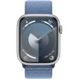 Apple Watch Series 9 GPS 45mm - Cellular - Alumínio Prateado | Bracelete Loop Azul Sale