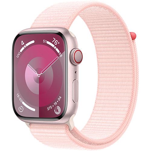 Apple Watch Series 9 GPS 45mm - Cellular - Alumínio Rosa | Bracelete Loop Rosa Supply