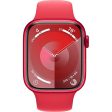 Apple Watch Series 9 GPS 45mm - Cellular - Alumínio (Product) Red | Bracelete Desportiva (Product) Red - S M Cheap