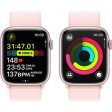 Apple Watch Series 9 GPS 45mm - Cellular - Alumínio Rosa | Bracelete Loop Rosa Supply