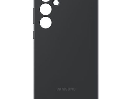 Capa de Silicone Samsung para Galaxy A55 - Preto Fashion