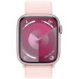 Apple Watch Series 9 GPS 45mm - Cellular - Alumínio Rosa | Bracelete Loop Rosa Supply