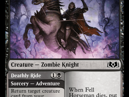 Fell Horseman    Deathly Ride [Wilds of Eldraine] Online Hot Sale