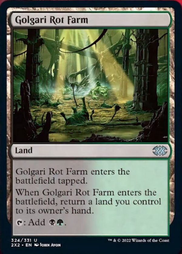 Golgari Rot Farm [Double Masters 2022] Online now