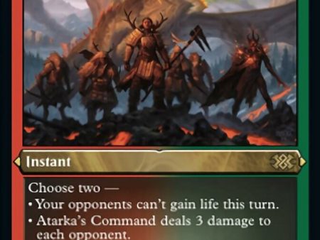 Atarka s Command (Foil Etched) [Double Masters 2022] Discount