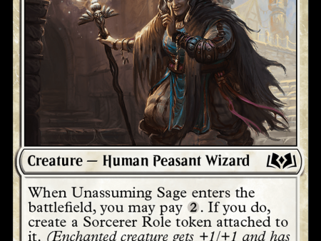 Unassuming Sage [Wilds of Eldraine] Discount