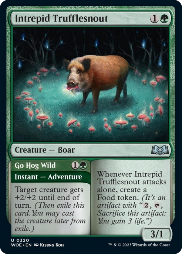 Intrepid Trufflesnout    Go Hog Wild [Wilds of Eldraine] For Sale