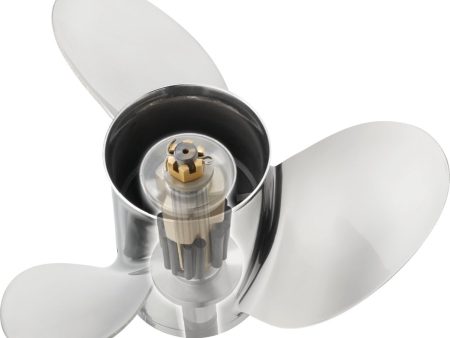 Yamaha - Talon SS K Series Stainless Steel Propeller - 3 Blade - 13-1 8  x 19 Pitch - RH Rotation - 6N7-45976-00-00 Hot on Sale